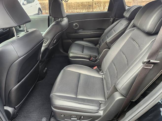 팰리세이드 하이브리드의 2열. /진상훈 기자