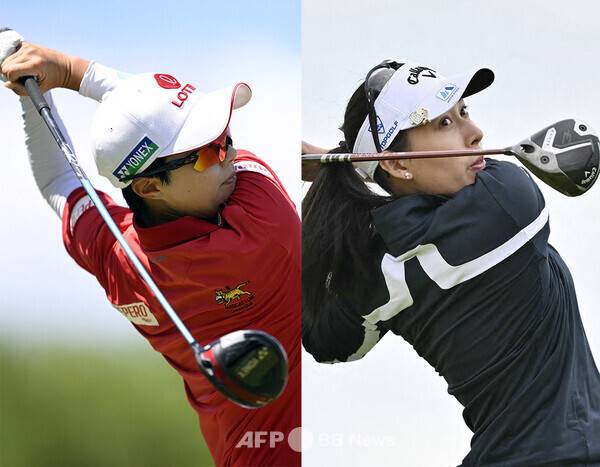 2026년 미국여자프로골프(LPGA) 투어 '아시안 스윙' 혼다 LPGA 타일랜드 우승 경쟁에 뛰어든 김효주 프로, 지노 티띠꾼(태국). 사진제공=ⓒAFPBBNews = News1 (사진을 무단으로 사용하지 마십시오.)