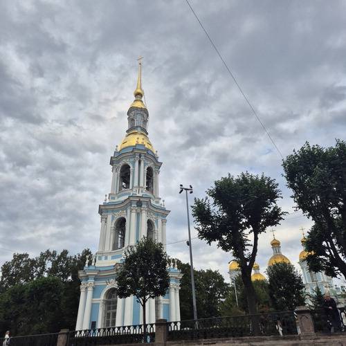 러시아 상트페테르부르크의 길거리 전경.