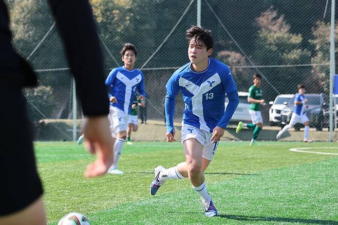 ▲ 연세대 신동환. ⓒ한국대학축구연맹