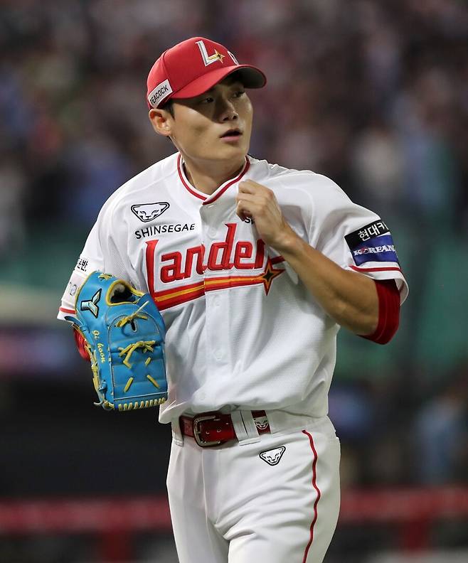 ▲ 어깨 통증에서 해방되며 점차 정상적인 신체 밸런스를 찾아가고 있는 장지훈 ⓒSSG랜더스