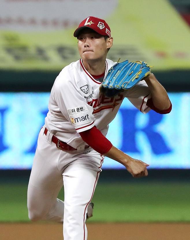 ▲ 몸에 대한 제어권을 되찾은 장지훈은 순탄하게 시즌을 준비하며 시즌 중 1군 재진입을 목표로 하고 있다 ⓒSSG랜더스