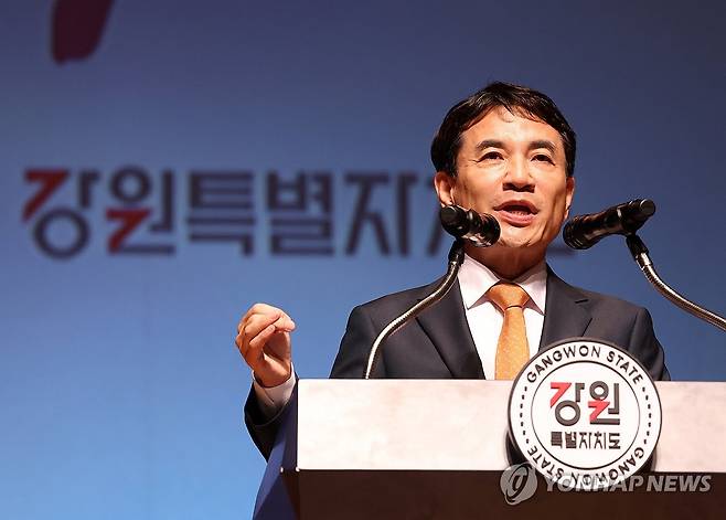 김진태 강원도지사 [연합뉴스 자료사진]