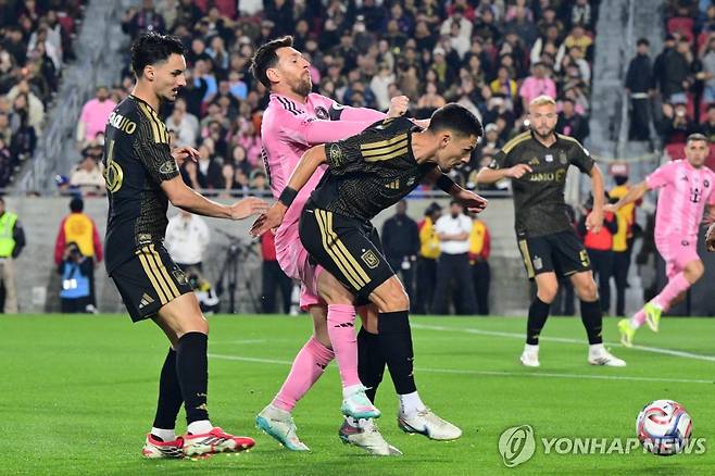 LAFC와 인터 마이애미 경기 [AFP=연합뉴스. 재판매 및 DB 금지]