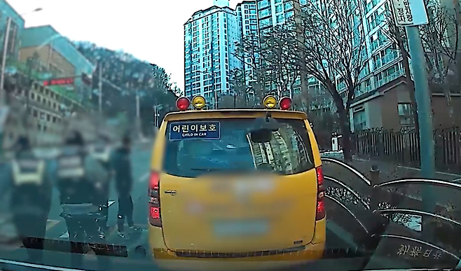 ▲ 자동차 의무보험 미가입 어린이 통학버스. /사진제공=경기남부경찰청