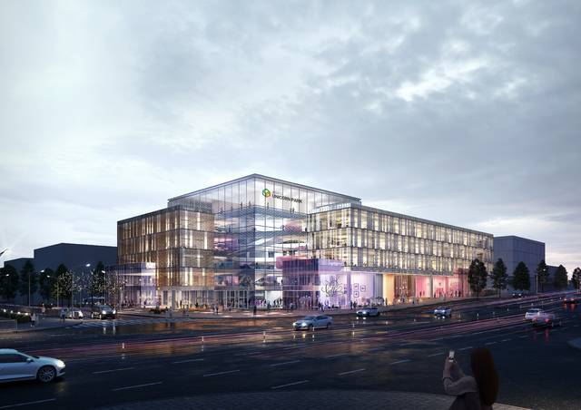 창업도시로 자리잡을 비수도권 최대 ICT 벤처창업 밸리 '임당 유니콘파크' 조감도