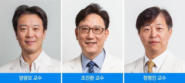 삼성서울병원 양광모·조진환·정명진 교수(사진=삼성서울병원)