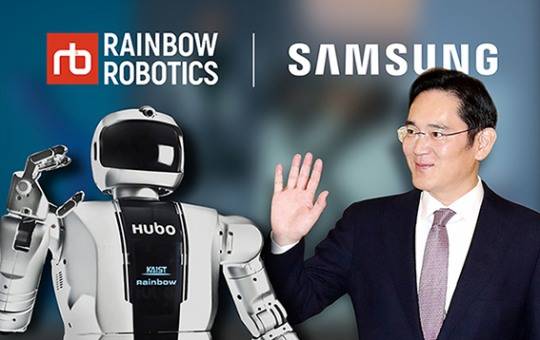 ▲ Rainbow Robotics and Samsung Electronics Chairman Lee Jae-yong / Image generated by ChatGPT