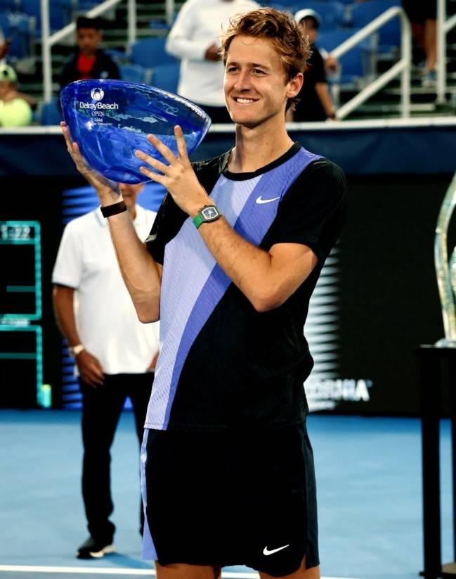 델레이비치오픈에서 우승한 세바스찬 코르다. SNS