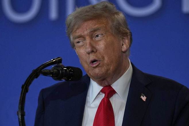 도널드 트럼프 미국 대통령. AP 뉴시스