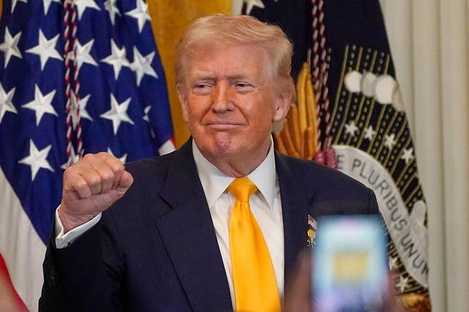 도널드 트럼프 미국 대통령. 2026.02.19 [워싱턴=AP/뉴시스]