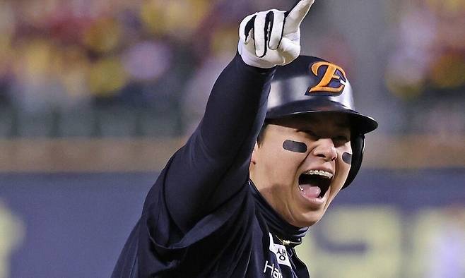 ‘300억’의 사나이가 된 한화 이글스 노시환. 한화 이글스 제공