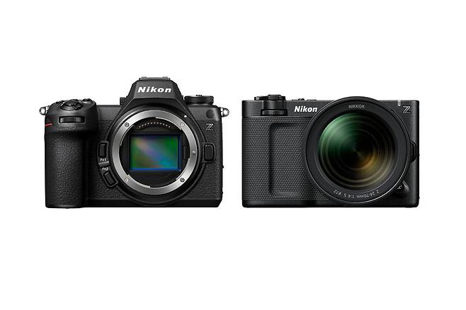 좌측이 Z6III, 우측이 ZR이다. ZR의 카메라 디자인이 더 직관적인 형태다 / 출처=니콘이미징코리아