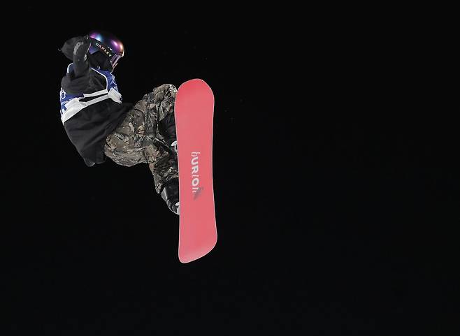 스노보드 여자 빅에어 결선에서 연기를 펼치는 유승은. [연합뉴스]