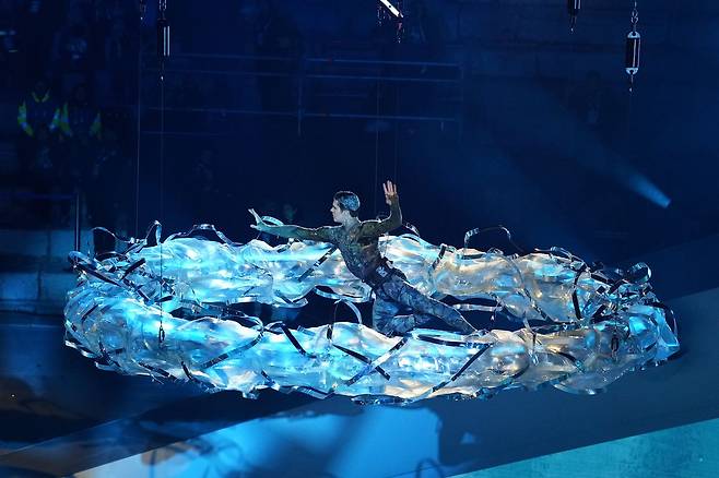 2026 밀라노·코르티나담페초 동계올림픽 폐회식이 23일 이탈리아 베로나 아레나에서 거행됐다. AP=연합뉴스