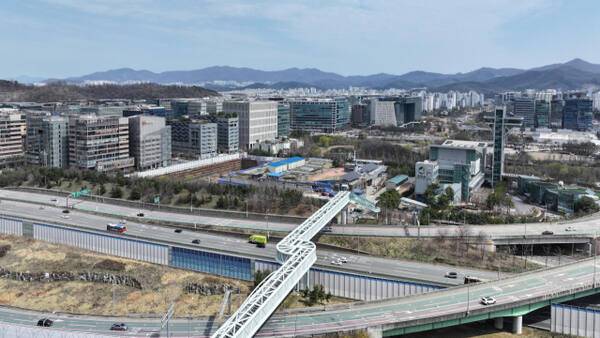 판교테크노밸리 일대 전경. 성남시 제공