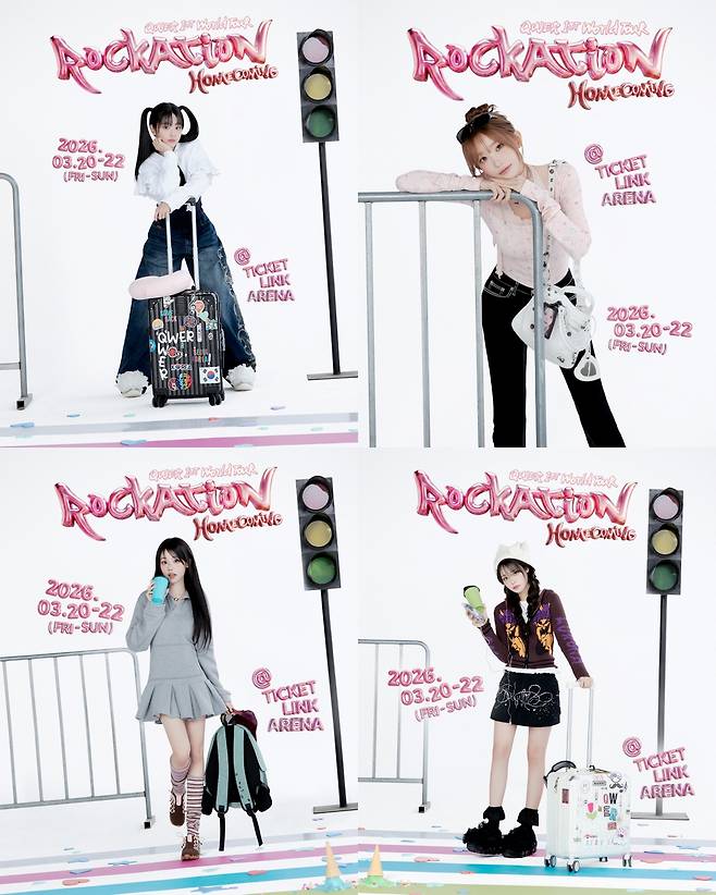 QWER, 3월 20~22일 앙코르 콘서트 'ROCKATION : HOMECOMING' 개최 [공식]