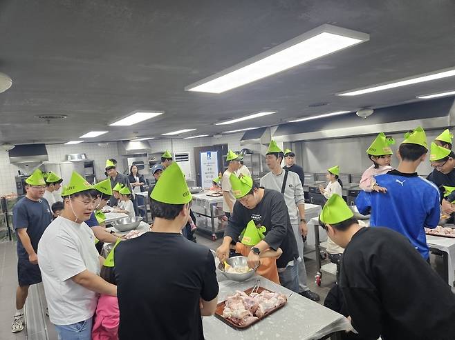 ▲ '수원 육아하는 대디들' 프로그램이 진행되고 있는 모습. /사진제공=수원특례시