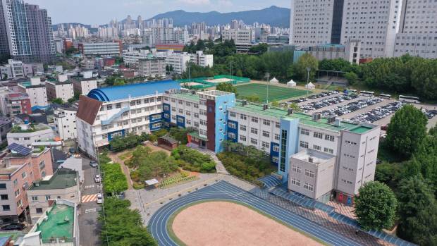 3월 1일자로 대구여상에서 '대명고'로 교명이 변경되는 대구 남구 대명동 현 대구여상 전경. 사진=대구교육청 제공