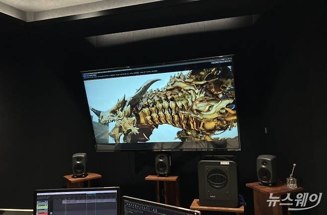 펄어비스 홈 원 오디오실. 사진=김세현 기자