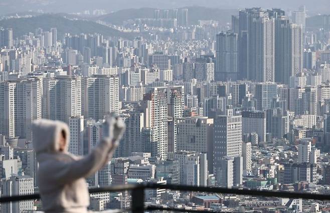 서울 아파트 밀집 지역 모습. 연합뉴스