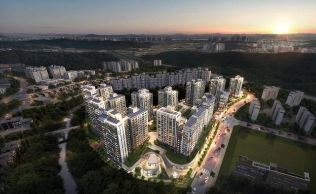 엘리프 검단 포레듀 조감도 (계룡건설산업㈜ 제공)