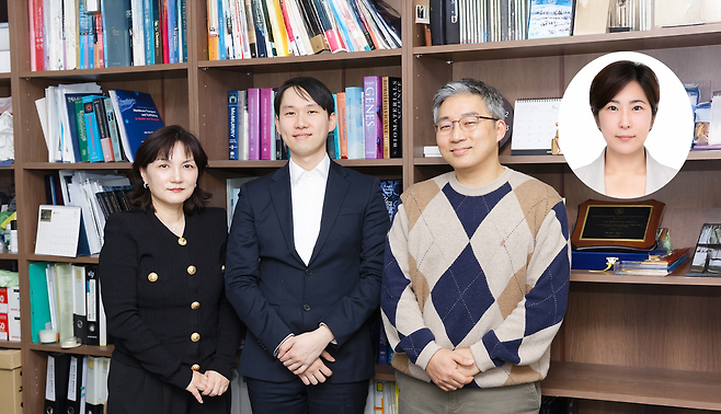 난치성 신경질환 치료 가능성을 규명한 공동연구팀의 모습. 왼쪽부터 정은지 연세대 교수·이동수 박사, 고재원 DGIST 교수, 한경아 충남대 교수. DGIST 제공