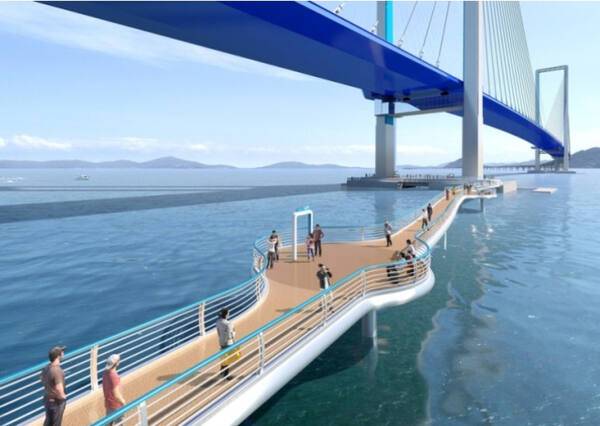 인천 청라하늘대교 조감도. 인천시 제공