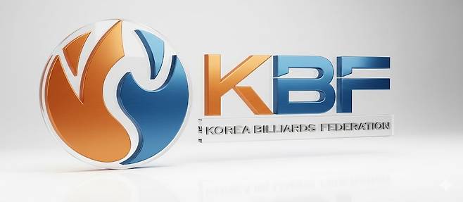 대한당구연맹(KBF) 로고