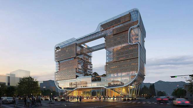 서율 강북구 신청사 조감도. 신청사는 올해 안 착공, 2028년 준공을 목표로 하고 있다.  [강북구 제공]