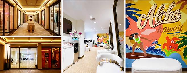 와이키키 중심 알로힐라니 호텔 1층에 위치한 팜투어 전용 라운지. 사진제공|팜투어