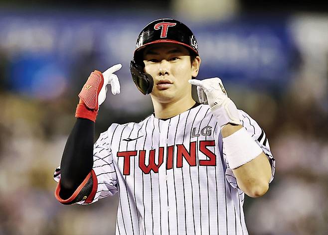 LG 홍창기. 연합뉴스