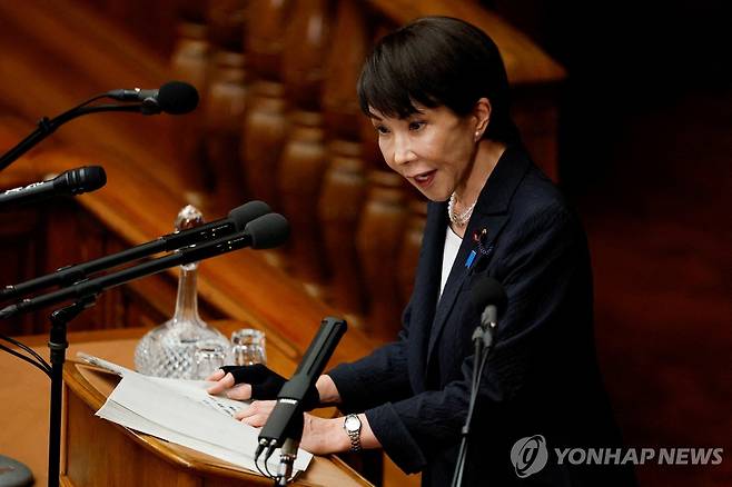 다카이치 사나에 일본 총리 [로이터 연합뉴스 자료사진. 재판매 및 DB 금지]