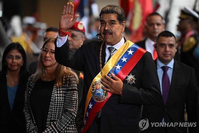 니콜라스 마두로(2025년 1월) [AFP 연합뉴스 자료사진. 재판매 및 DB 금지]
