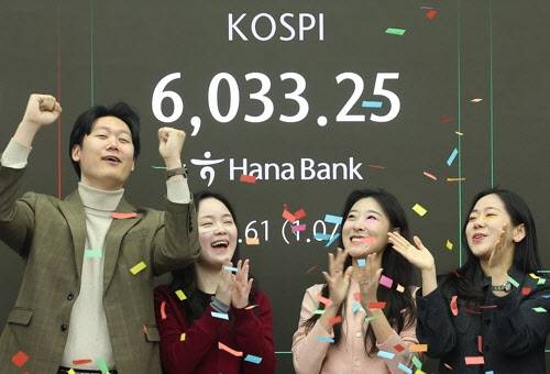 코스피 6000의 첫걸음(사진 = 연합뉴스)