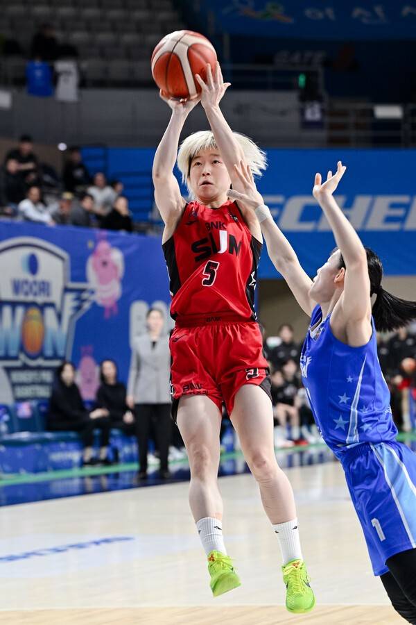 BNK 썸 포인트가드 안혜지. /사진=WKBL
