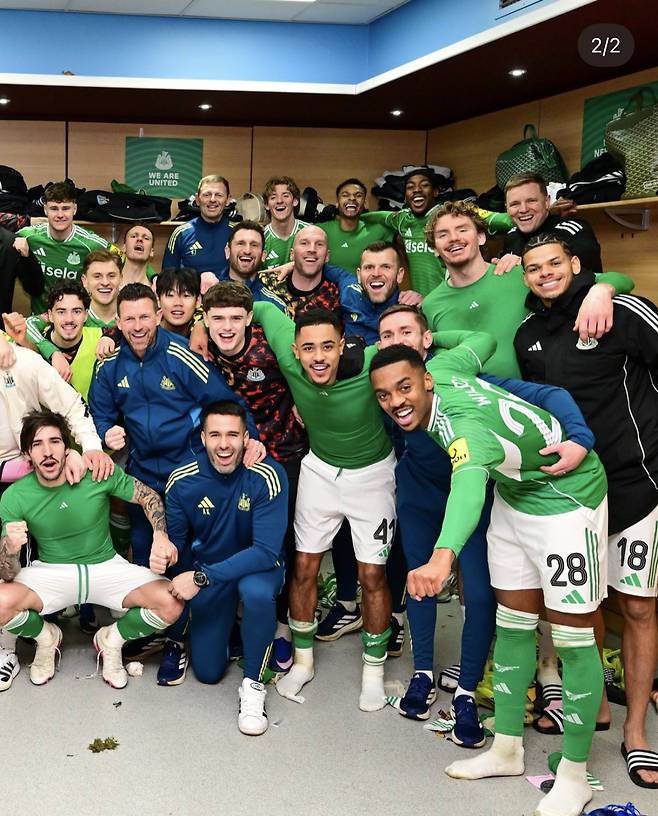 사진캡처=뉴캐슬 SNS