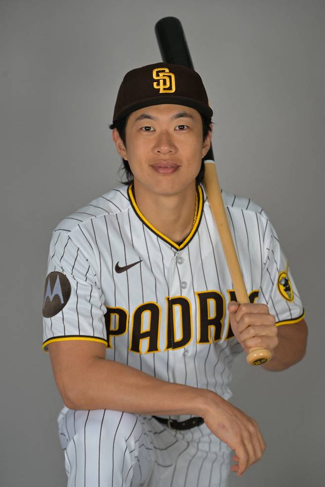 Feb 18, 2026; Peoria, AZ, USA;   San Diego Padres Sung-Mun Song (24) during spring training photo day. Mandatory Credit: Jayne Kamin-Oncea-Imagn Images







<저작권자(c) 연합뉴스, 무단 전재-재배포, AI 학습 및 활용 금지>