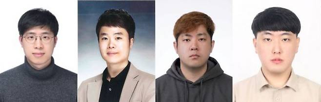 연구진, 손창희 교수, 박형렬 교수, 최진현 연구원, 이형택 박사. UNIST 제공