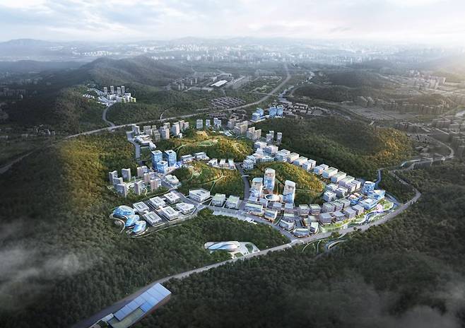 박달스마트밸리 조감도. 안양시 제공