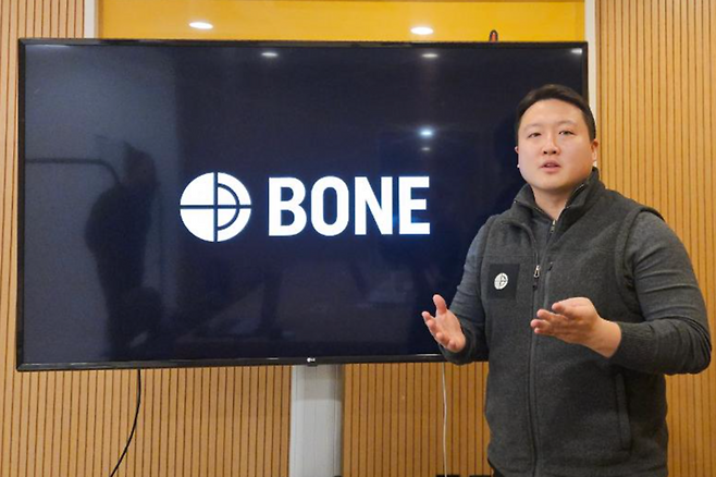 이도경 본 대표가 최근 서울 강남구의 한 공유오피스에서 본의 비전에 대해 설명하고 있다. 김경준 기자