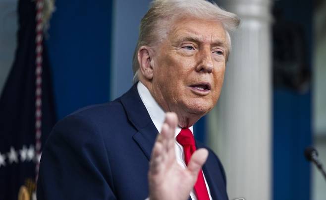 도널드 트럼프 미국 대통령. AP연합뉴스&nbsp;