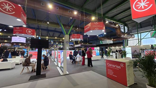 24일(현지시각) 말라가 컨벤션센터에서 개최된 유럽 최대 기술이전 박람회인 '트랜스피어' 행사장.