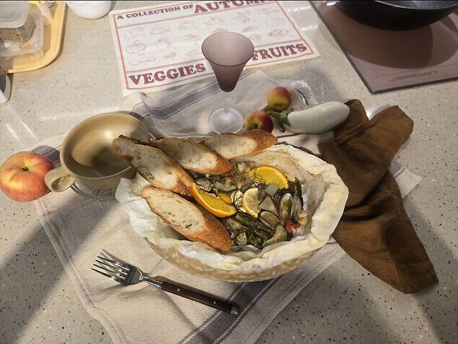 지난가을 롯데백화점 본점에서 진행한 '제철의 맛으로 차려내는 식탁' 수업사진. 롯데백화점