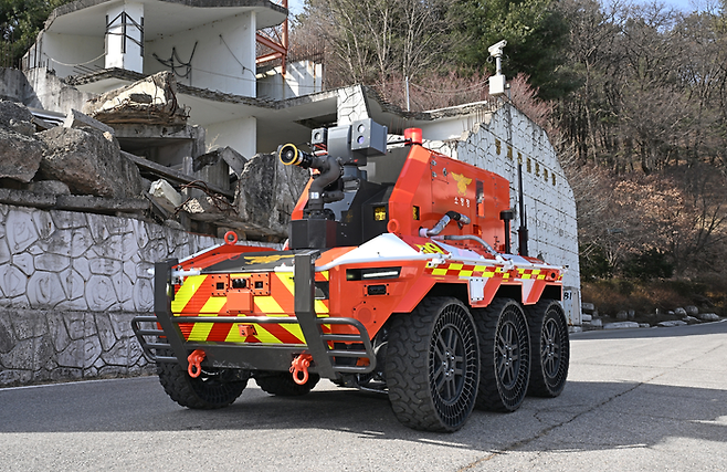 무인소방로봇. [현대차]