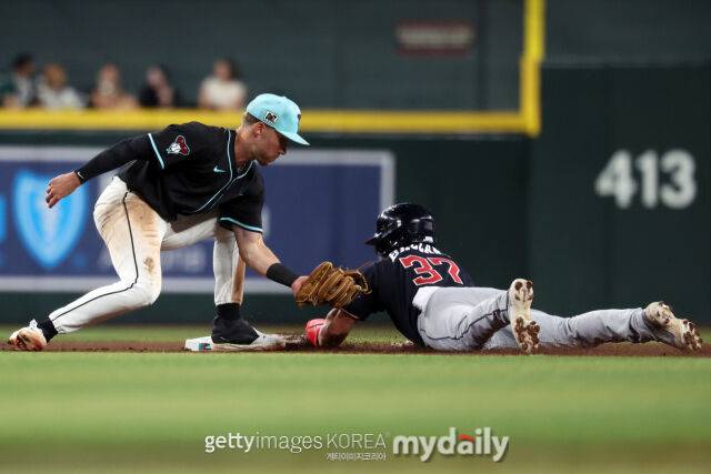 바자나의 슬라이딩./게티이미지코리아