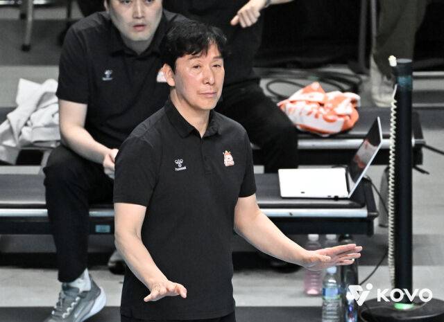 OK저축은행 신영철 감독/KOVO