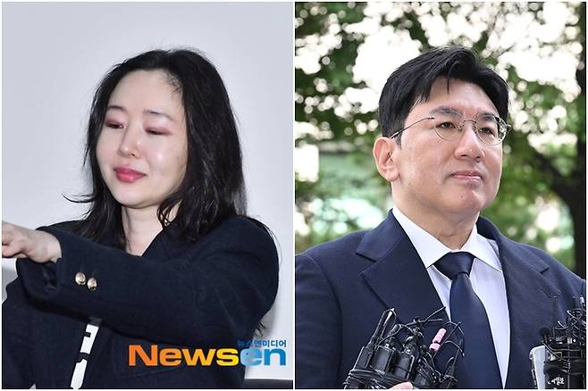 사진=왼쪽부터 민희진, 방시혁/뉴스엔DB
