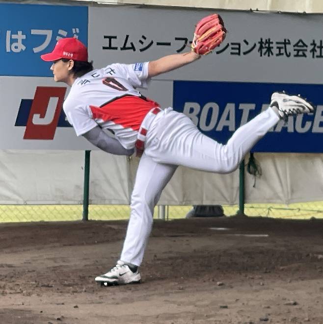 불펜에서 투구 중인 KIA 곽도규 [KIA 타이거즈 제공. 재판매 및 DB 금지]