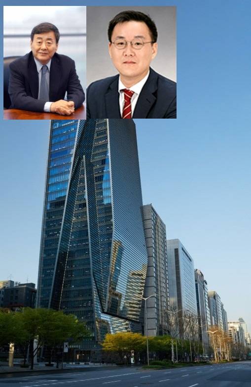 김준기 DB그룹 창업회장이 경영권을 되찾은지 1년도 채 되지 않은 시점에 위장 계열사 논란으로 검찰에 고발됐다. 사진은 DB금융센터, 김준기 창업회장(왼쪽), 김남호 명예회장(오른쪽). / 사진=DB그룹.